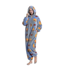 (SG, Hamburgo) Mono de animales, pijama de forro polar para mujer, disfraces de Halloween para adultos con temática de animales.
