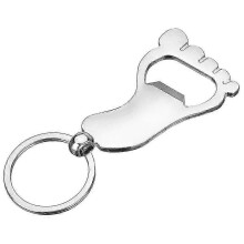 Foot Type Keychain Bottle Opener Zinc Alloy Pendant Bar Tool Kitchen Gadget Accessory