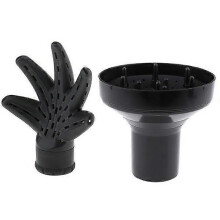 2 Pack Hand Shape Hair Dryer Diffuser Universal Blower Cover for Styling