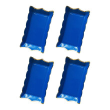 4 Pack Disposable Paper Trays for Restaurant Banquet Festival Sandwich Serving