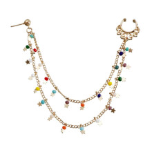 Punk Nose to Ear Chain Creative Indian Belly Dance Party Gift Favors