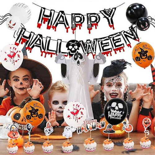 Spooky Halloween Balloon Party Decoration Kit 2