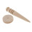Leather Craft Edge Slicker Burnisher Kit with Wool Daubers and Metal Handle 5