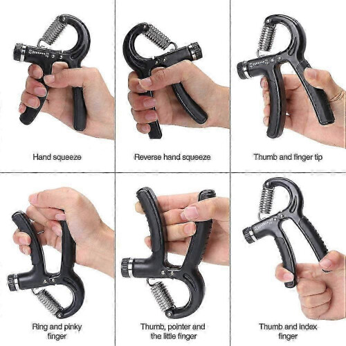 Adjustable Grip Strength Trainer for Hand Forearm Fitness Training Orange 1