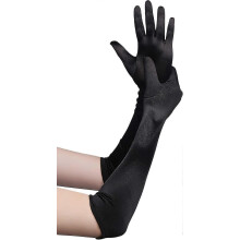 YSDSY Satin Opera Gloves Long Evening Party Gloves 1920s Vintage Ladies Festival Accessories