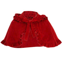 (Red) Stylish Velvets Christmas Capes Women Short Cloak Multipurpose Unisex Shawl for Christmas Celebrations Black