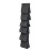 Grey Wall Mounted 6 Pocket Shoe Organizer for Door 2 Pack 2