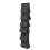 Grey Wall Mounted 6 Pocket Shoe Organizer for Door 2 Pack 4