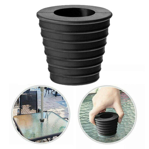 2-Pack Parasol Base Stand with Soft Flexible Umbrella Pole Holder Easy Install 1