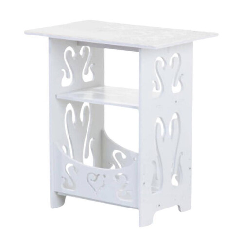 Small Farmhouse Sofa Side Table End Table for Bedroom Bedside 2