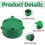 2 Pack 13 Pin Trailer Plug Alignment Tool Dustproof Cap Green for Caravan Conversion 3