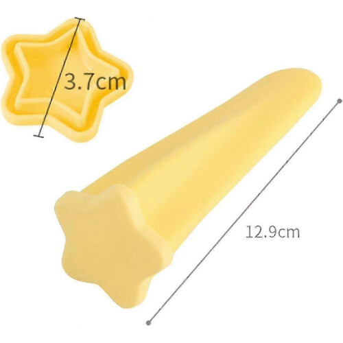 8 Pack Reusable Food Grade Silicone Popsicle Molds with Lids 1