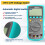 RF4 RF-17N Professional Instrument LCD Backlight Display Data Hold Multi-Function NCV AC/ Digital Multimeter 2