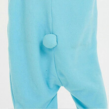 (METRO, Azul) Pijama enterizo de oso de dibujos animados para adultos - Disfraz de cosplay para Halloween - Ropa de casa de felpa suave - 2025