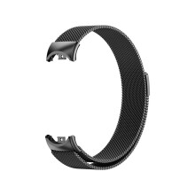 Metalowy pasek magnetyczny kompatybilny z Xiaomi Band 8/9/10 - Styl Oficjalny Black