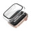 Capa Transparente de PC + Vidro Temperado para Relógio 46mm Compatível com Apple Watch Series 10/11 8