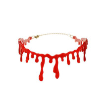 (Style 6) Halloween Costume Set Splattered Blood Glasses Horror Glasses Halloween Bloody Gloves Stockings for Masquerade Parties Style 2