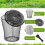 4 Pack Large Inground Worm Composter with Grid Lids Worm Compost Bin for Garden for Efficient Kitchen Waste Recycling 2