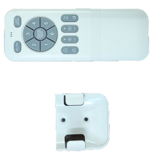 Ventilateur D'Intérieur 24 V avec Télécommande 433 MHz, Variateur D'Intensité Progressif, 6 Vitesses et Support 2