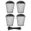 4 Pack Large Inground Worm Composter with Grid Lids Worm Compost Bin for Garden for Efficient Kitchen Waste Recycling 1