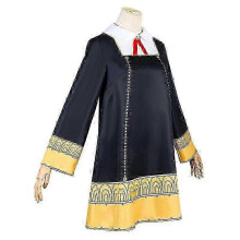 (XXXL, With wig) Anime Anya Forger Cosplay Costume Set Halloween Carnival Party Costume For Adult szfh
