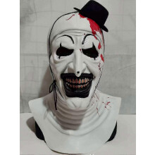 (S, máscara1) Disfraz de Halloween: Mono con máscara para hombre y mujer, atuendo de payaso terrorífico para fiestas y eventos.