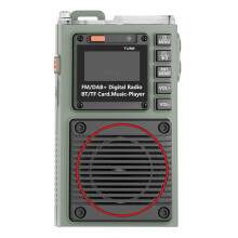 Digital Radio with TF Card Insertion, FM Radio, Alarm Clock, Timer, Portable Outdoor Function