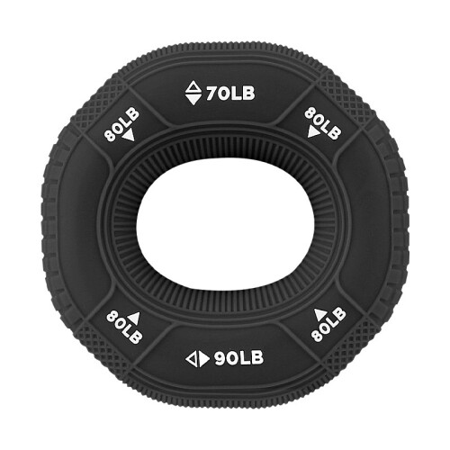 Hand Trainer - Anel de silicone para pegada mais forte Black