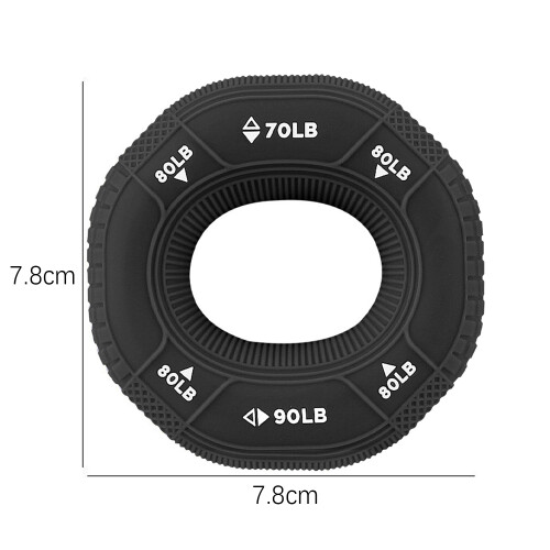Hand Trainer - Anel de silicone para pegada mais forte Black 1