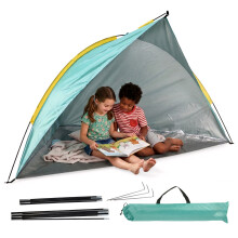 GEEZY Pop Up Beach Shelter UV50+ Protection Sun Tent Portable 1-2 Person Garden Shade