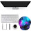 Tappetino per mouse con supporto ergonomico per il polso MultiColor 2