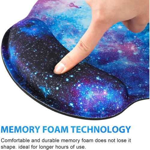 Tappetino per mouse con supporto ergonomico per il polso MultiColor 2