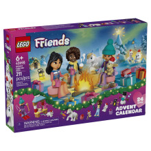 LEGO Friends 42698 - Adventskalender 2026 - 24 Überraschungen mit Puppen und Tieren - Set für Kinder - Ab 6 Jahren