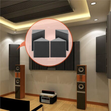 2pcs Low-Frequency Sound-Absorbing Foam for Triangular Wall Corner,Bedroom Soundproofing Wall Panels,Soundproofing Foam