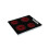 Teknix BITK260CHK - Black 60cm Ceramic Hob - 4 Zones - Knob Control 3