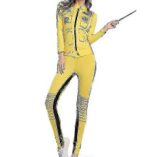 (L) Kill Bill The Bride Beatrix Kiddo Cosplay Costume Kung Fu Jumpsuit For Women Halloween Carnival Mardi Gras Costumes