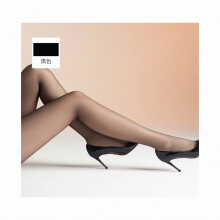 (Schwarz – Eng anliegender Schritt) Ultradünne, verschmolzene, hochtransparente Netzbundhose, nahtlose schwarze Strümpfe, Überraschungsgeschenk