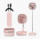 Portable, Foldable, Rechargeable Oscillating Fan With 7200 Mah._Surprise Gift 2