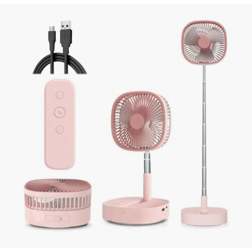 Portable, Foldable, Rechargeable Oscillating Fan With 7200 Mah._Surprise Gift 1