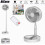 Portable Standing Fan 7.5 Inch, Foldable, Usb, Silent_Surprise Gift 1