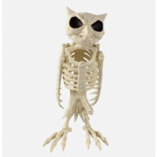 Halloween Decoration: Mini Skeletons, Movable Figurines Of Rat, Dog, Spider, Cat, Owl, Skeleton Figures Compatible Haunted House Party Decoration (Ty