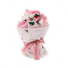 Ramo de conejitos de peluche con animales de peluche - 1 set_Regalo sorpresa