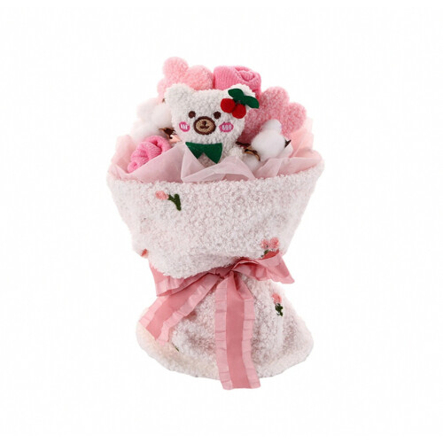 Strauß Plüschhasen mit Stofftieren - 1 Set_Überraschungsgeschenk