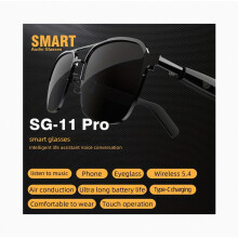 Sg11Pro Unisex Ai Smart Glasses | Bluetooth | Touch Control | Voice Assistant_Surprise Gift