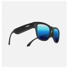 Voxos Vxsa-Blu Bluetooth Smart Glasses With Bone Conduction - Mirrored Blue, Hands-Free Calling, Gps Navigation And Voice Assistant - Special Gift_Su
