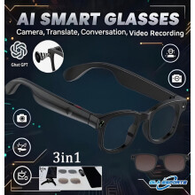 Smart Glasses With Ai Translation, 1080P Video, And 30 Hours Of Battery Life._Surprise Gift