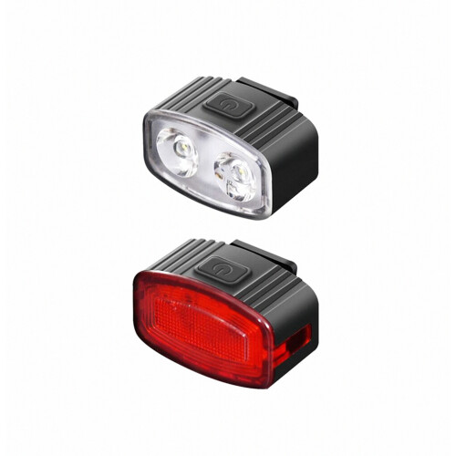 Σετ φωτισμού ποδηλάτου 3X USB επαναφορτιζόμενο, ι 2