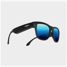 Voxos Vxsa-Blu Bluetooth Smart Glasses With Bone Conduction - Mirrored Blue, Hands-Free Calling, Gps Navigation And Voice Assistant - Special Gift_Su