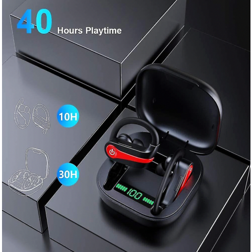 Ασύρματα ακουστικά Bluetooth 5.1 για αθλητικά ακο 1
