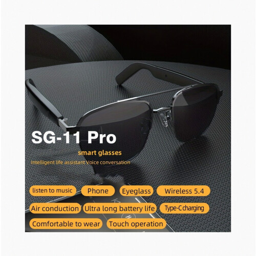 Έξυπνα γυαλιά AI Unisex Sg11Pro | Bluetooth | Έλε 2